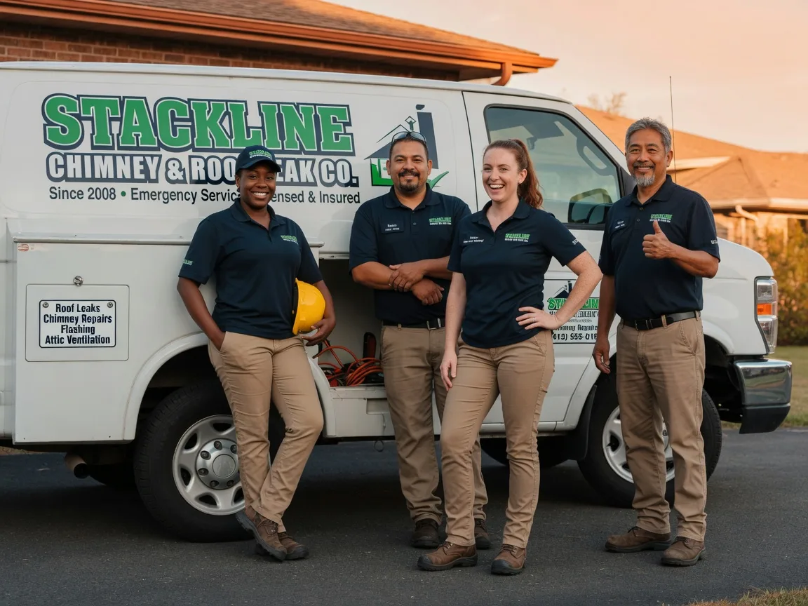 Chimney flashing repair company in La Fontaine, IN